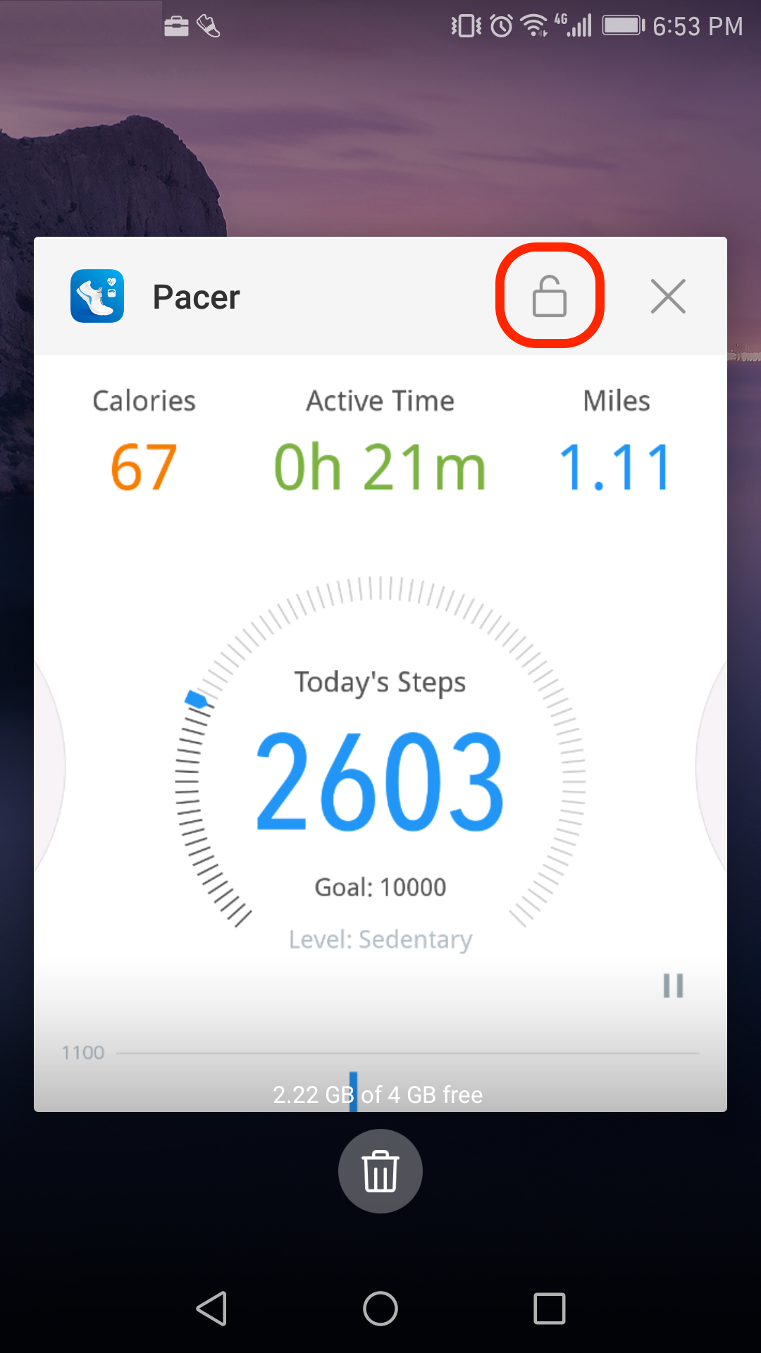 step counter huawei