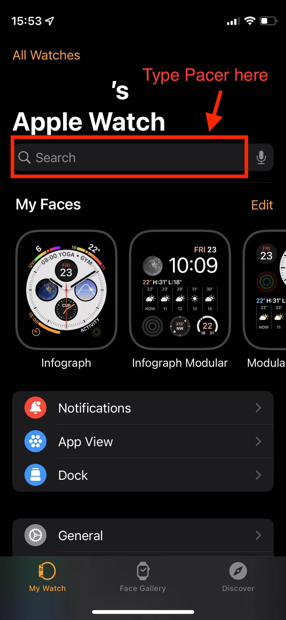 How to sync apple watch online photos